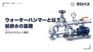 ウォーターハンマー（水撃）とは？原因と対策を初心者にもやさしく図解