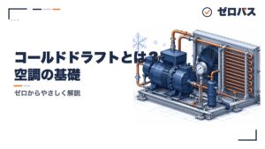 コールドドラフトとは？冬に足元が寒くなる原因と対策を初心者にもやさしく図解