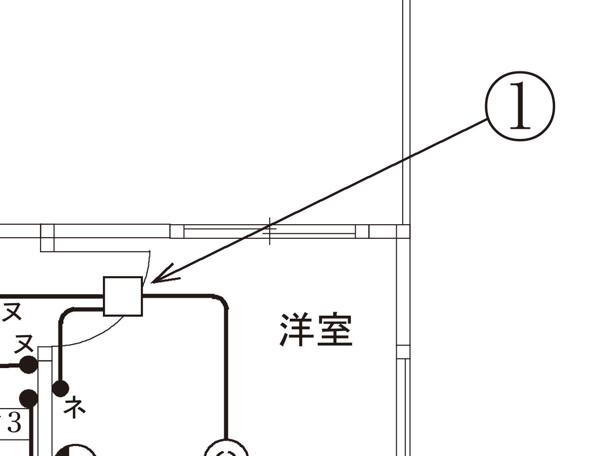 令和5年度上期午後 問31 ①で示す図記号（四角いジョイントボックス）