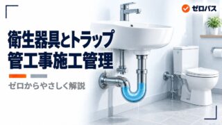 衛生器具とトラップの最小口径をゼロからやさしく解説【管工事施工管理技士】