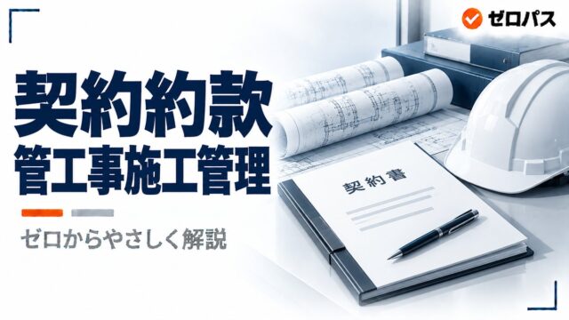公共工事標準請負契約約款をゼロからやさしく解説｜迷ったら監督員と協議【管工事施工管理技士】