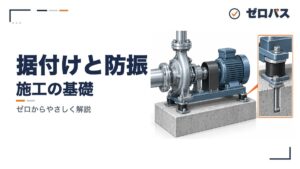 機器の据付けと基礎・防振｜アンカーと共振【管工事施工管理技士】