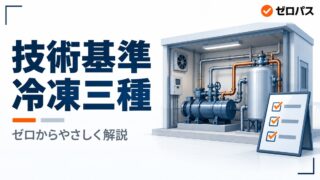 製造・定置式設備の技術基準（冷凍三種）