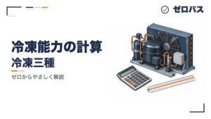 冷凍能力・冷凍トン・成績係数の計算